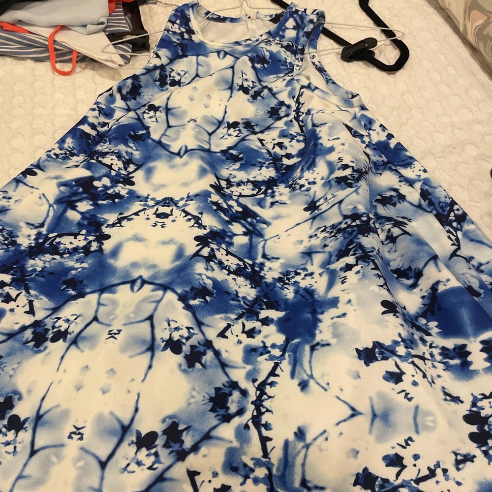 Blue dress